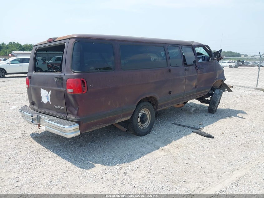 DODGE RAM WAGON 1998 VIN 2B5WB35Y2WK133816
