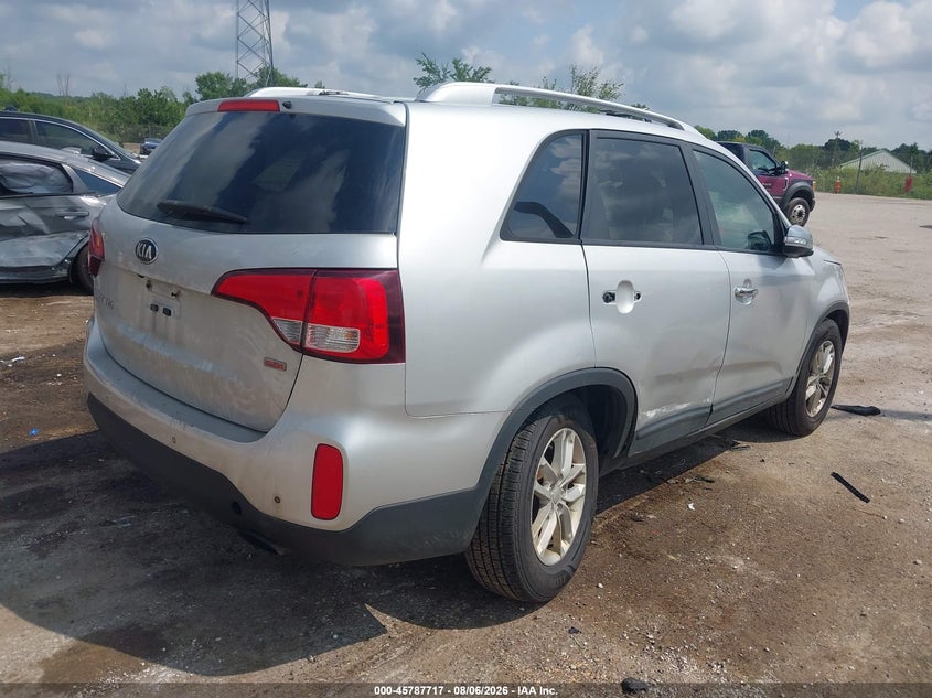 Vin: 5xykt4a61eg503029, lot: 46286541, kia sorento lx 20144