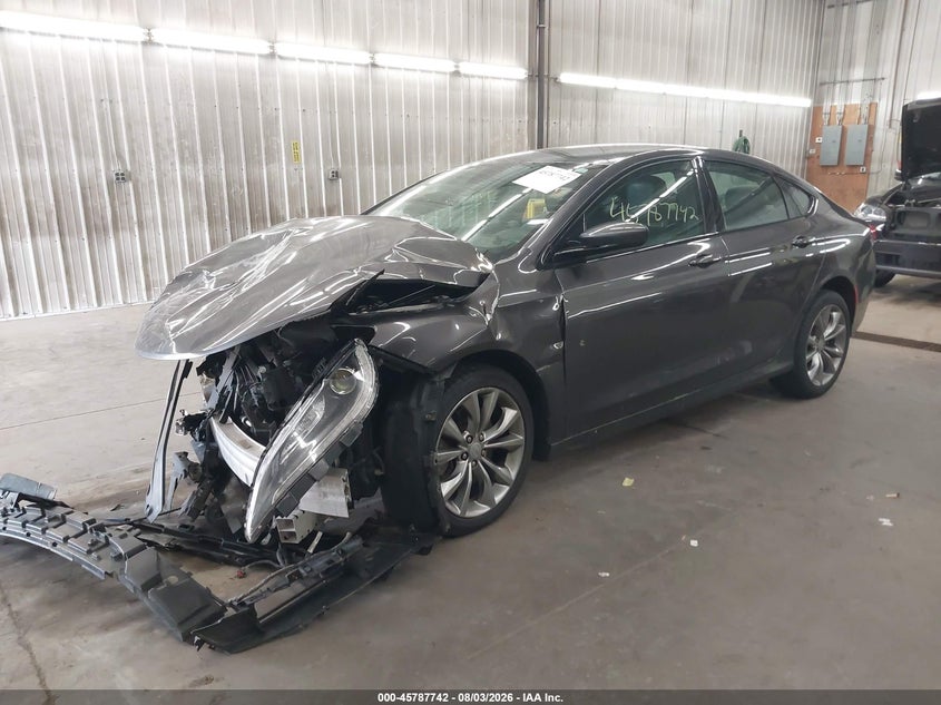 Vin: 1c3cccbg7fn620750, lot: 46286566, chrysler 200 s 20152
