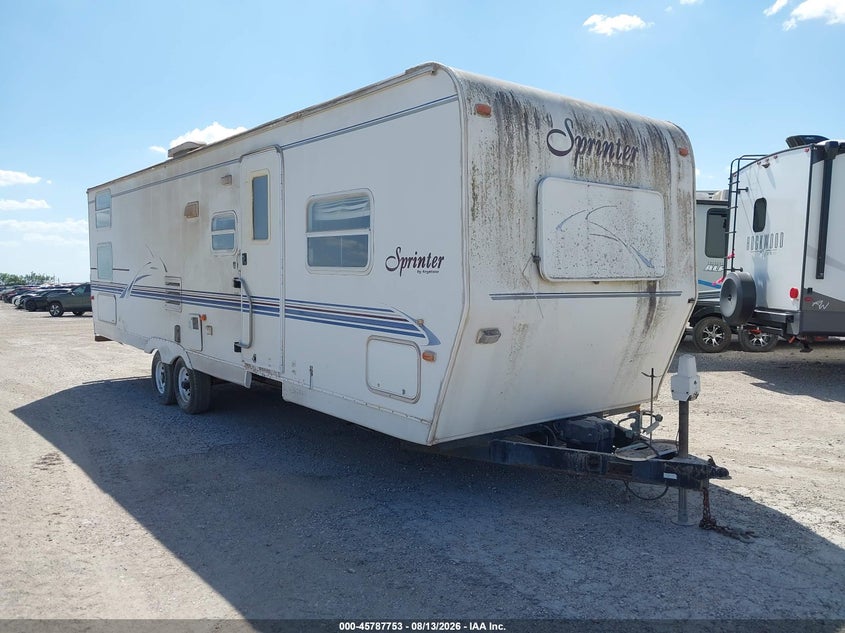 2002 KEYSTONE SPRINTER 303BHS auction photo 1