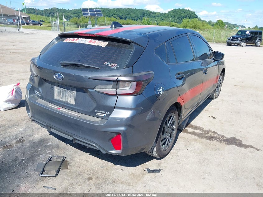Vin: jf1guabc2r8324345, lot: 46286588, subaru impreza base 5-door 20244