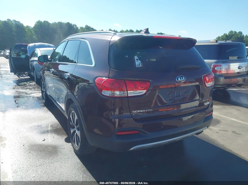 Vin: 5xyph4a52hg319639, lot: 46286624, kia sorento 3.3l ex 20173