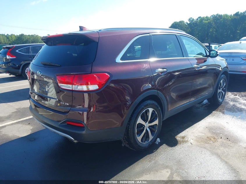 Vin: 5xyph4a52hg319639, lot: 46286624, kia sorento 3.3l ex 20174