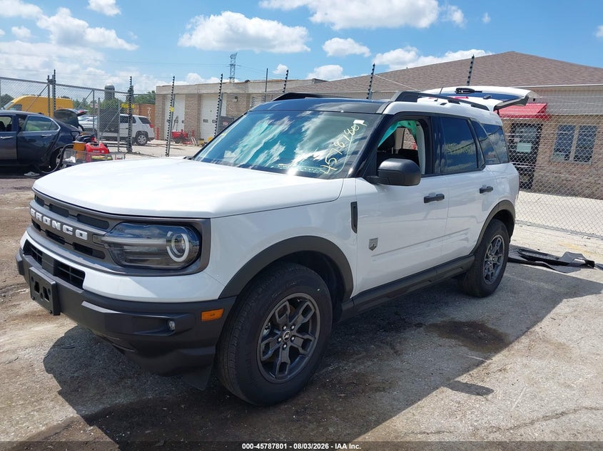 Vin: 3fmcr9b68rrf72077, lot: 46286625, ford bronco sport big bend 20242