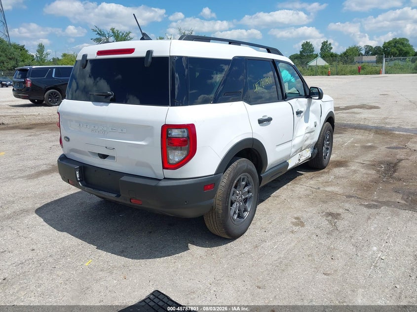 Vin: 3fmcr9b68rrf72077, lot: 46286625, ford bronco sport big bend 20244