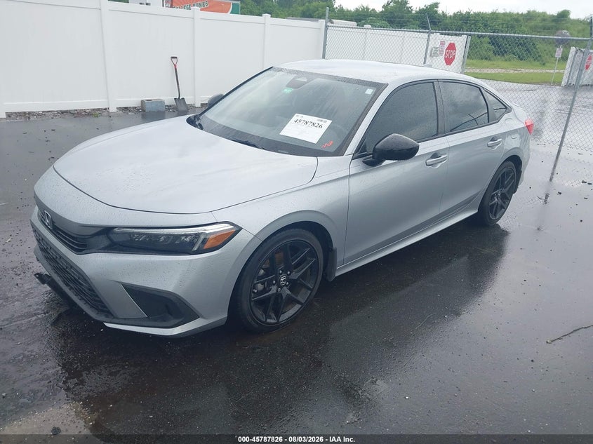 Vin: 2hgfe2f52rh524836, lot: 46286650, honda civic sport 20242