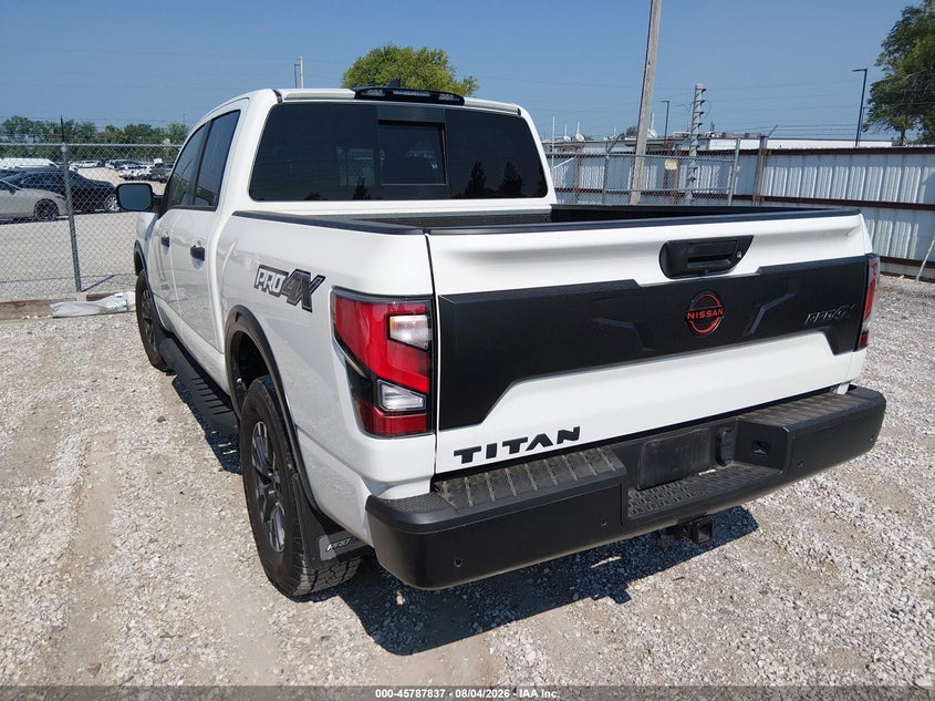 Vin: 1n6aa1ed6rn115279, lot: 46286662, nissan titan pro-4x 4x4 20243