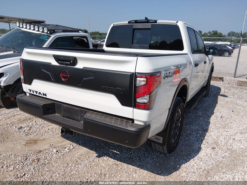 Vin: 1n6aa1ed6rn115279, lot: 46286662, nissan titan pro-4x 4x4 20244