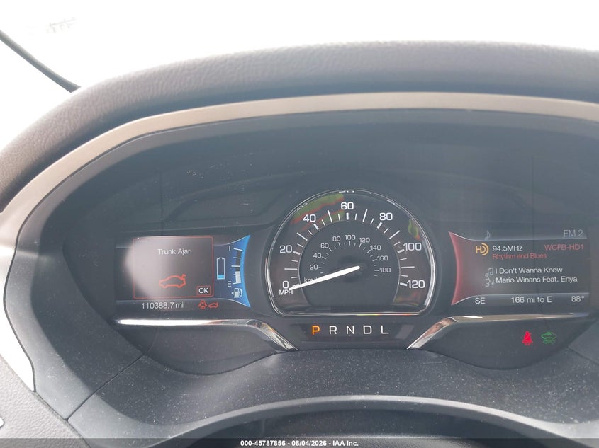 2016 LINCOLN MKZ HYBRID auction photo 7