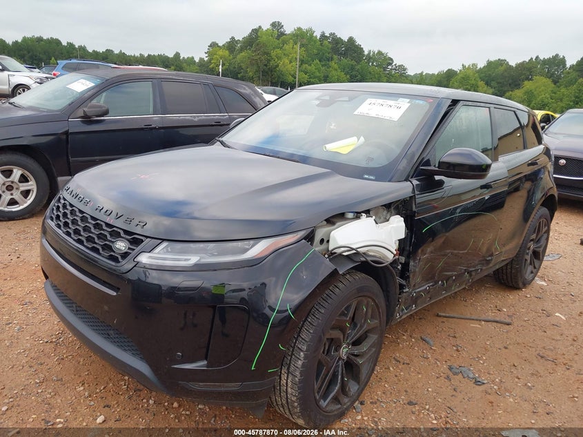 Vin: salzp2fx8ph185647, lot: 46286694, land rover range rover evoque se 20232
