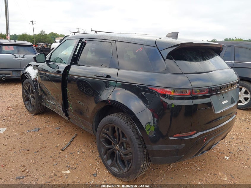 Vin: salzp2fx8ph185647, lot: 46286694, land rover range rover evoque se 20233