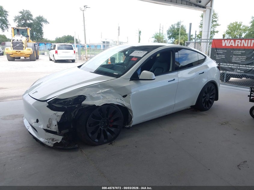 2022 TESLA MODEL Y auction photo 2