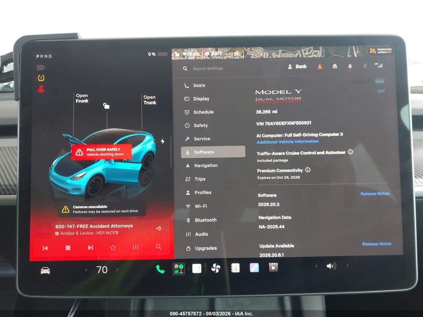 2022 TESLA MODEL Y auction photo 7
