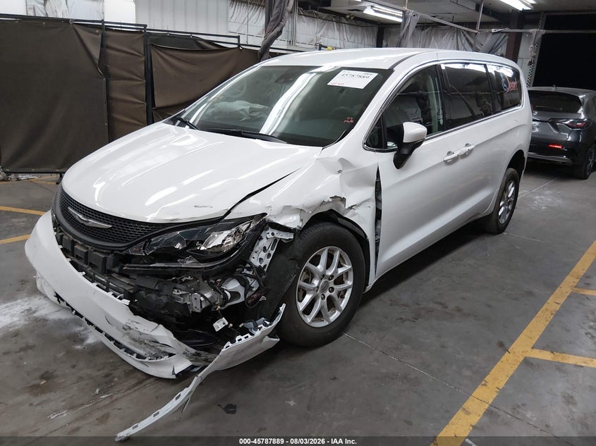 Vin: 2c4rc1cg1pr596071, lot: 46286713, chrysler voyager lx 20232