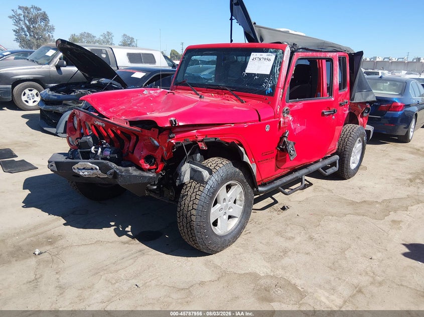 Vin: 1c4bjwdg4hl719682, lot: 46286780, jeep wrangler unlimited sport 20172