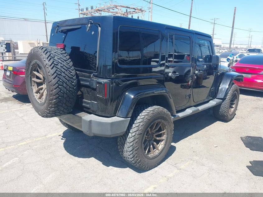 Vin: 1c4bjweg3hl614145, lot: 46286784, jeep wrangler unlimited sahara 20174