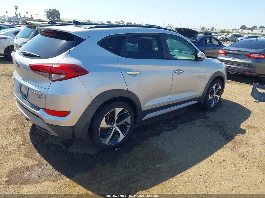Vin: km8j3ca22hu537904, lot: 46286789, hyundai tucson limited 20174