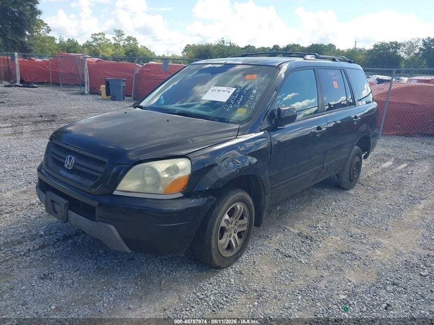 2004 Honda Pilot, Обычный износ, IAAI, VIN 5FNYF18594B002358 — фото 2