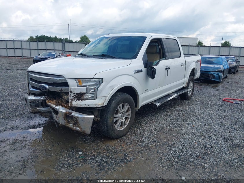 Vin: 1ftew1eg1gfa72901, lot: 46286834, ford f-150 lariat 20162