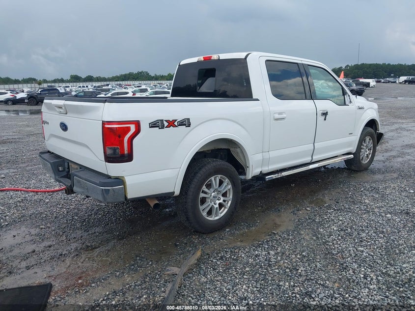 Vin: 1ftew1eg1gfa72901, lot: 46286834, ford f-150 lariat 20164