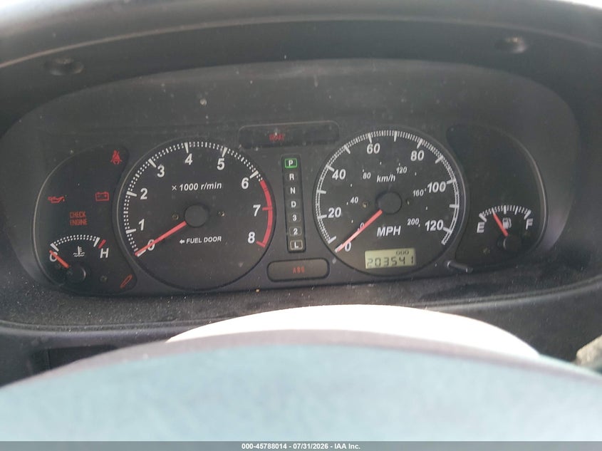 2000 ISUZU RODEO auction photo 7