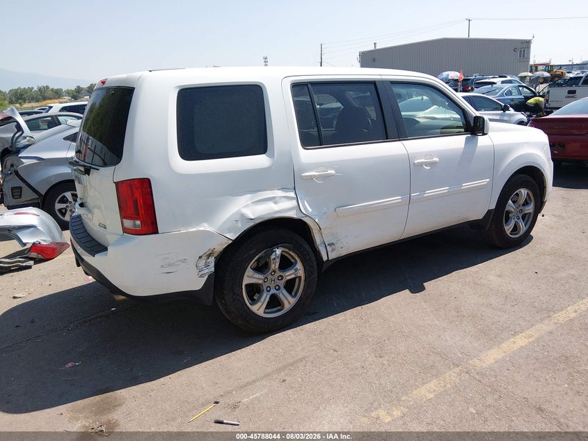 Vin: 5fnyf4h40db044894, lot: 46286868, honda pilot ex 20134