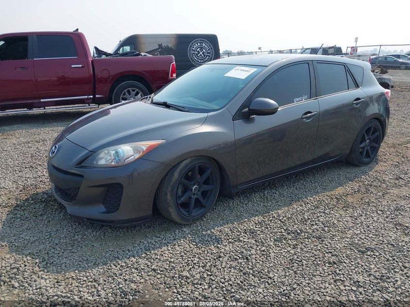 Vin: jm1bl1l84c1592279, lot: 46286905, mazda mazda3 i touring 20122