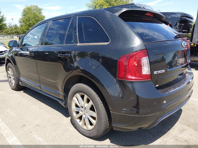 Vin: 2fmdk4ak7ebb27204, lot: 46286923, ford edge sport 20143