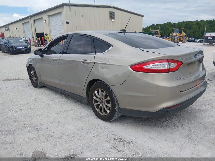 Vin: 3fa6p0g72gr155075, lot: 46286966, ford fusion s 20163