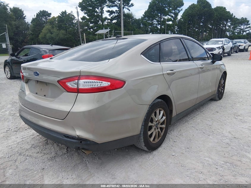 Vin: 3fa6p0g72gr155075, lot: 46286966, ford fusion s 20164