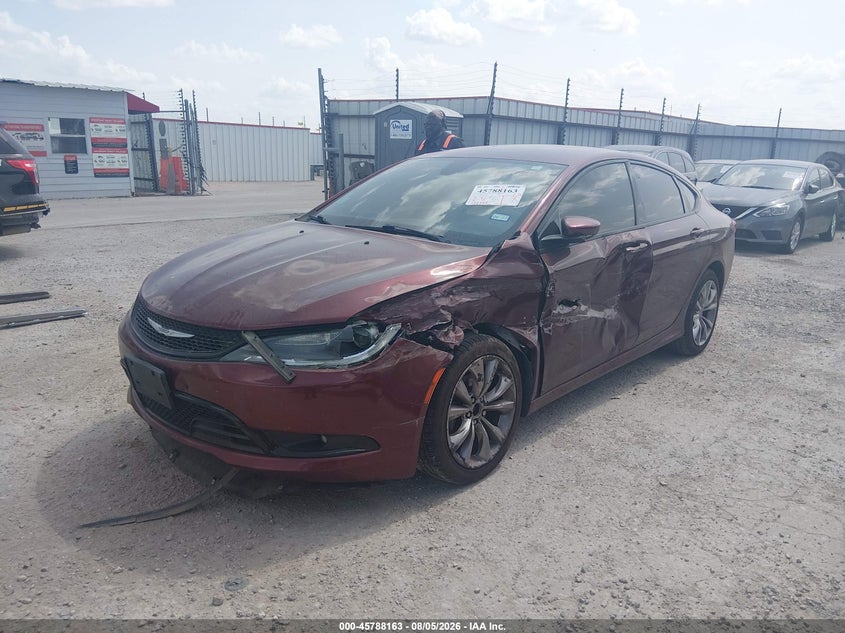 Vin: 1c3cccbb6gn158204, lot: 46286987, chrysler 200 s 20162