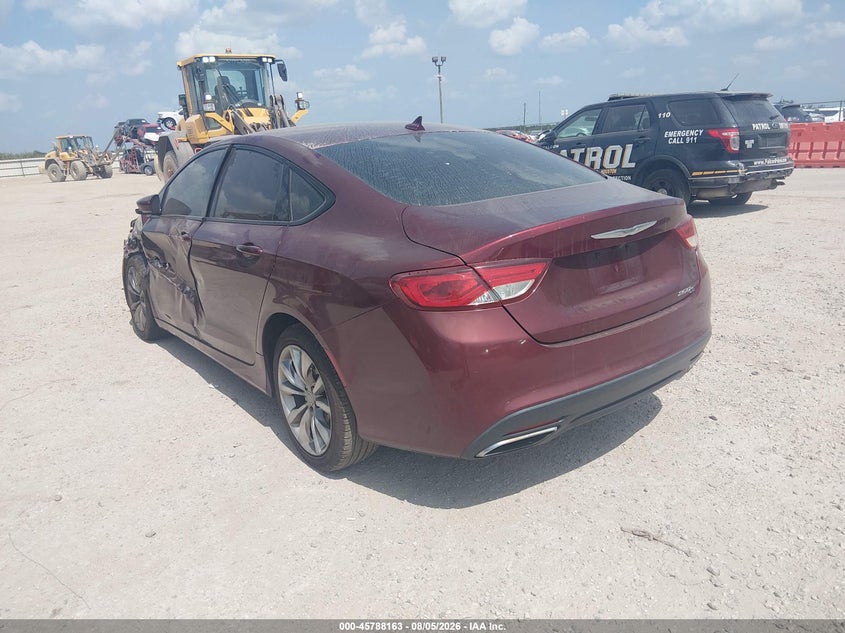 Vin: 1c3cccbb6gn158204, lot: 46286987, chrysler 200 s 20163