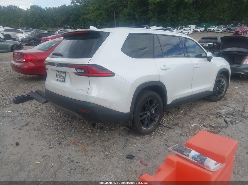 Vin: 5tdaaab51ts130970, lot: 46286997, toyota grand highlander limited 20264