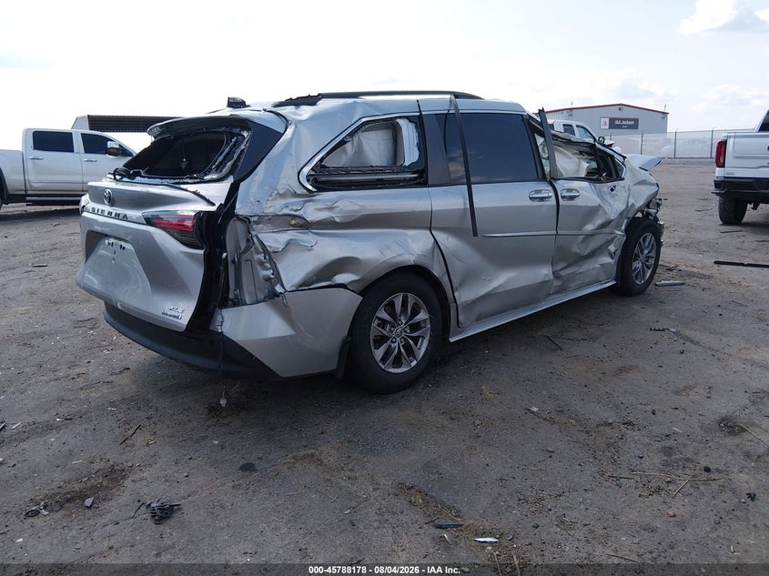 Vin: 5tdyrkec3ms040602, lot: 46287002, toyota sienna xle 20214
