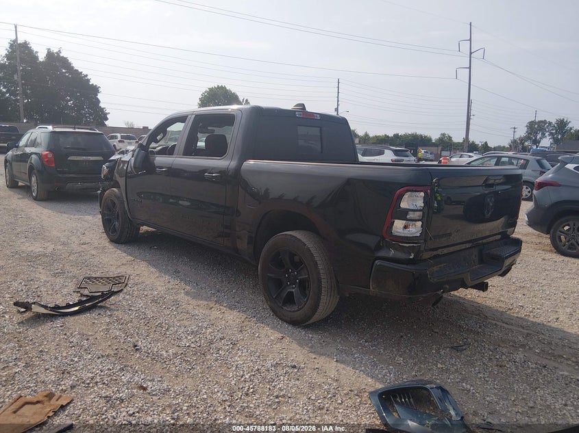 Vin: 1c6srfft9ln328079, lot: 46287007, ram 1500 big horn  4x4 5'7 box 20203