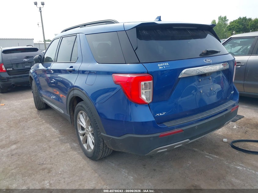 Vin: 1fmsk7dh9lgb15988, lot: 46287067, ford explorer xlt 20203