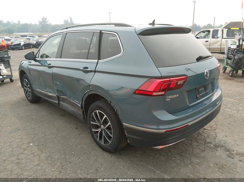 Vin: 3vv2b7ax6mm050316, lot: 46287069, volkswagen tiguan 2.0t se/2.0t se r-line black/2.0t sel 20213
