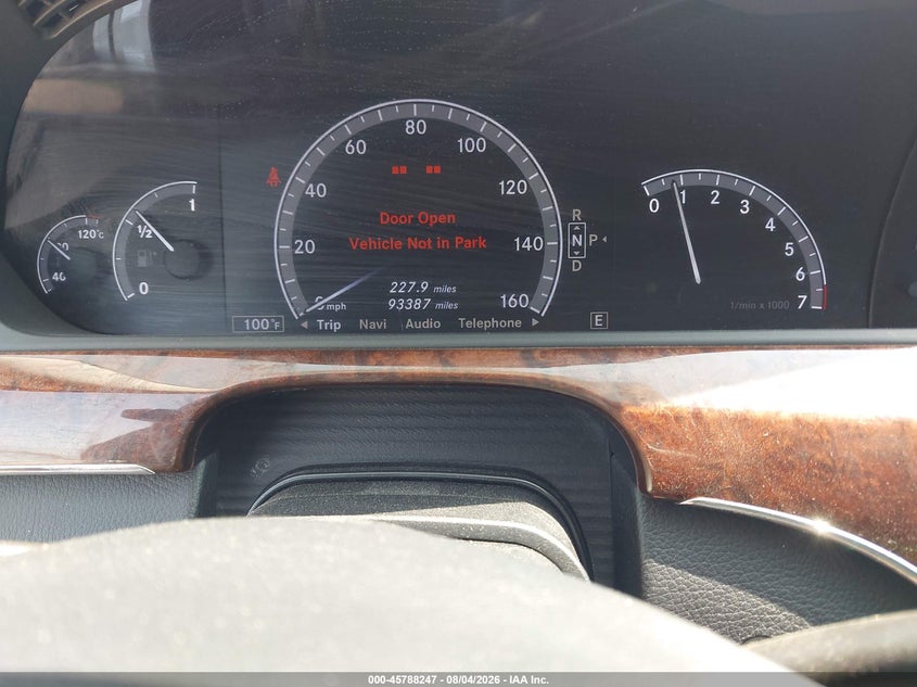 2013 MERCEDES-BENZ S 550 auction photo 7