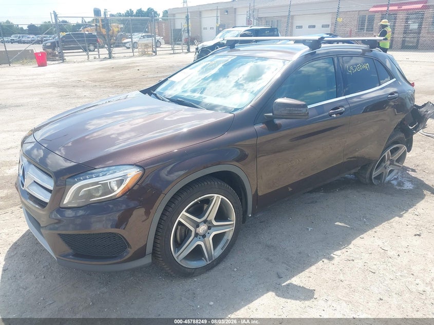 Vin: wdctg4gb2fj116255, lot: 46287073, mercedes-benz gla 250 4matic 20152
