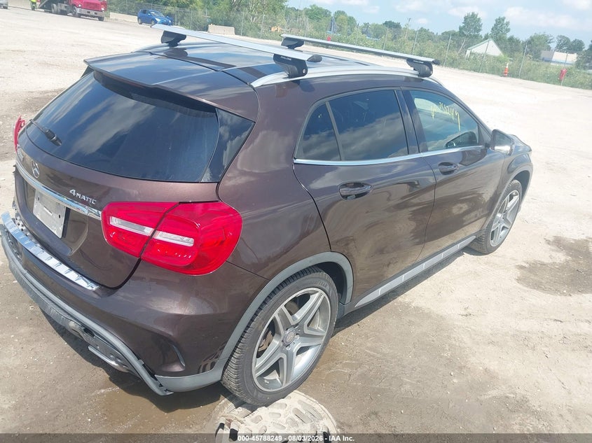Vin: wdctg4gb2fj116255, lot: 46287073, mercedes-benz gla 250 4matic 20154