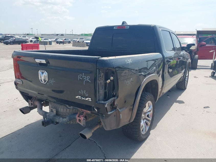Vin: 1c6srfkt3ln199942, lot: 46287095, ram 1500 laramie longhorn  4x4 5'7 box 20204