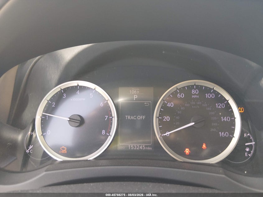 2015 LEXUS IS 250 auction photo 7