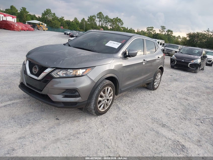 Vin: jn1bj1av2mw566284, lot: 46287104, nissan rogue sport s fwd xtronic cvt 20212