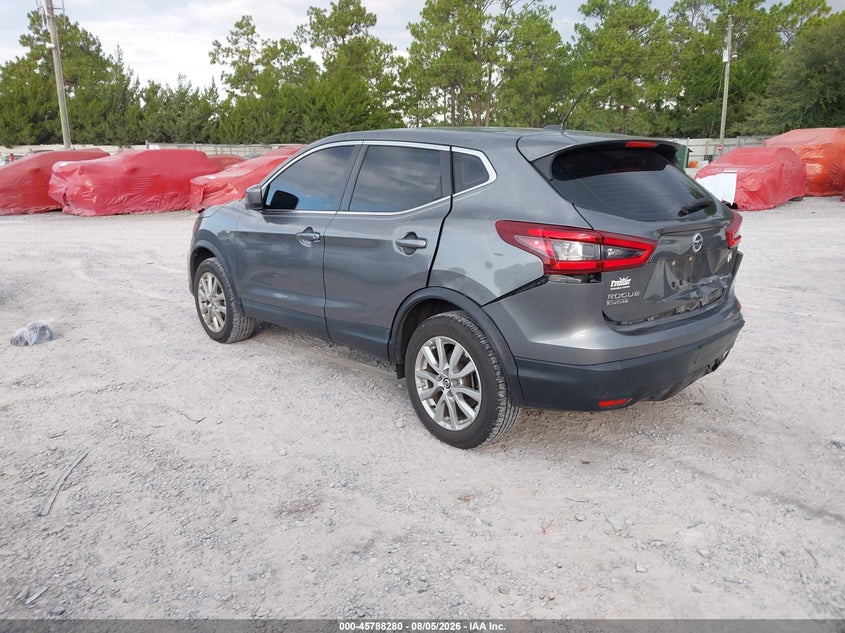 Vin: jn1bj1av2mw566284, lot: 46287104, nissan rogue sport s fwd xtronic cvt 20213