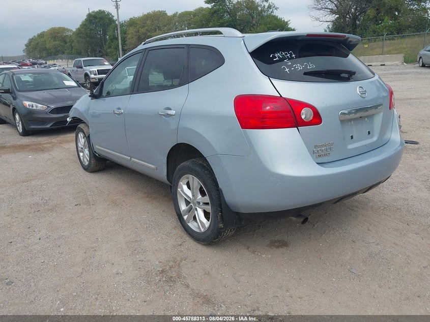 Vin: jn8as5mt3fw165373, lot: 46287137, nissan rogue select s 20153