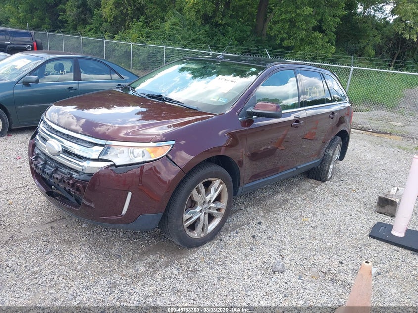 Vin: 2fmdk4kc2cba26088, lot: 46287184, ford edge limited 20122