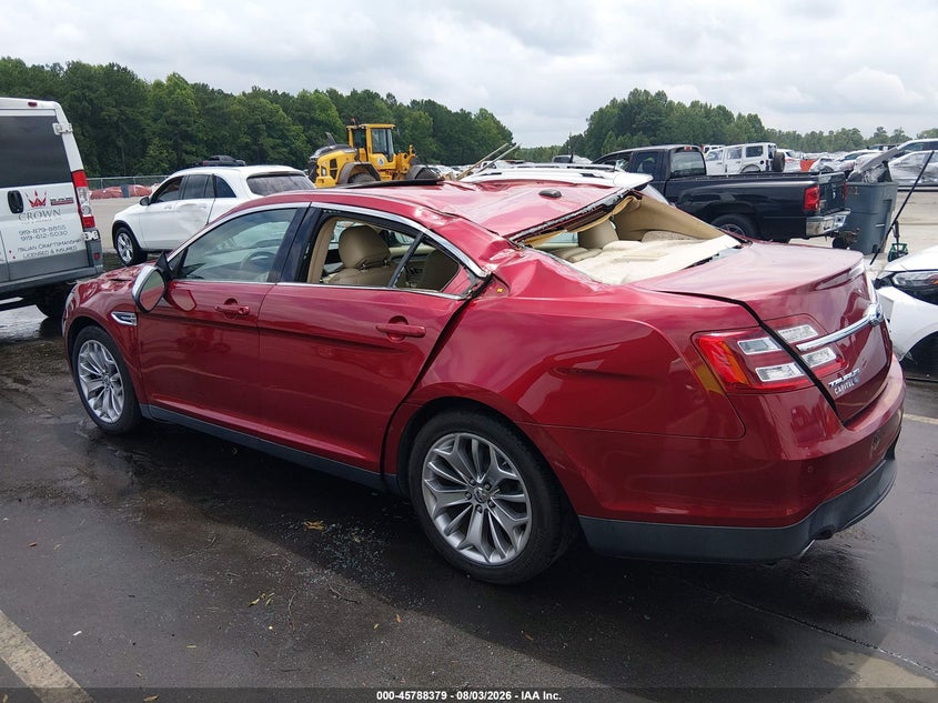 Vin: 1fahp2f87dg115317, lot: 46287203, ford taurus limited 20133