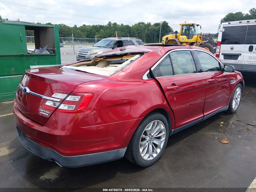 Vin: 1fahp2f87dg115317, lot: 46287203, ford taurus limited 20134