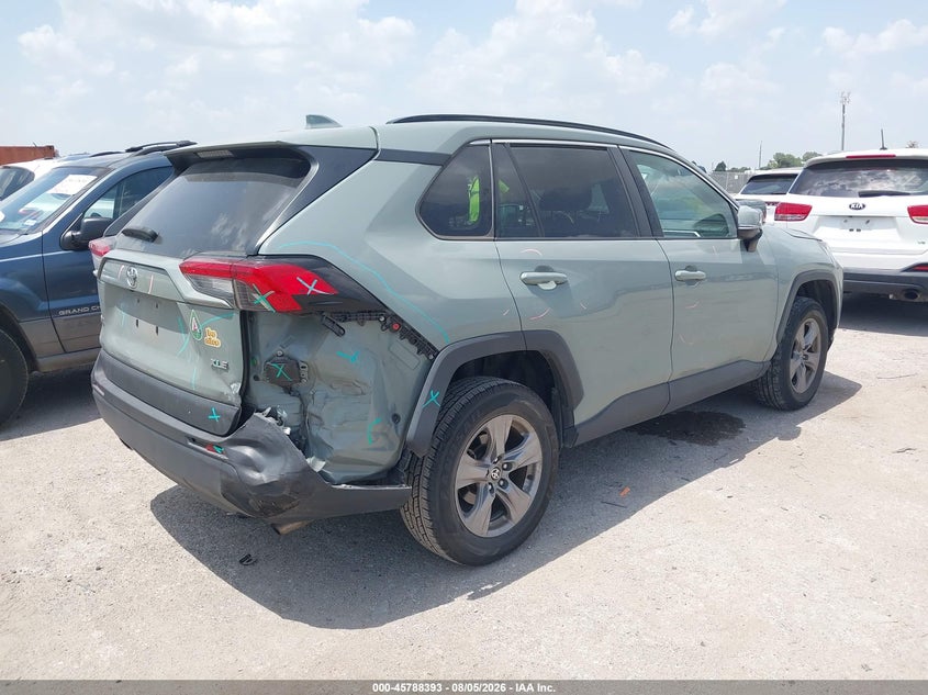 Vin: 2t3w1rfv1pw264865, lot: 46287217, toyota rav4 xle 20234