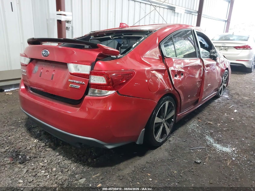 Vin: 4s3gkak66j1610450, lot: 46287234, subaru impreza 2.0i sport 20184